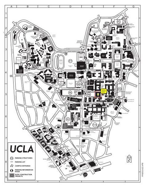 Ucla Campus Map Pdf United States Map