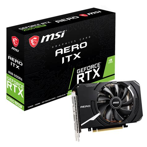 Msi tops it off with a factory tweak, custom design pcb and a spectacular cooler. Buy MSI RTX 2060 SUPER AERO ITX Nvidia RTX3060/2060 ...