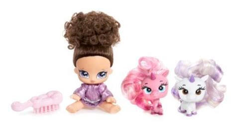 Bratz Lil Angelz Heavenly Hair ~ Dana With Two Unicorns Toys And Games