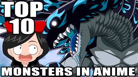 Top 10 Monsters In Anime Youtube