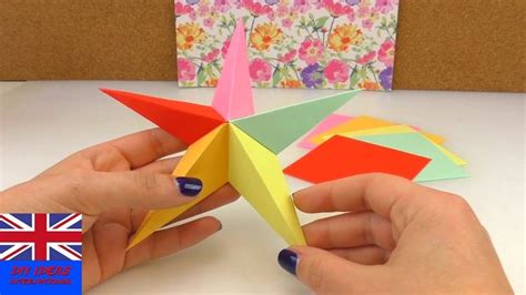 Origami Star 5 Elements Tutorial How To Make An Five Pointed Origami