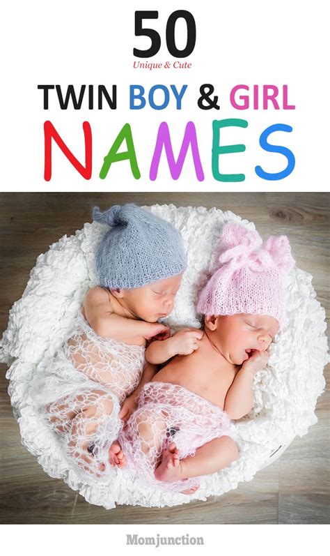 Twin Boy And Girl Names 50 Unique Boy Girl Twin Names Twin Baby