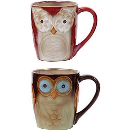 Amazon Com Gibson Elite Rm Gibson Elite Owl City Mugs