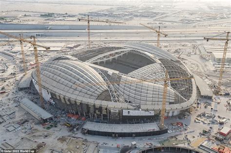 Qatars World Cup Venue Dubbed The Vagina Stadium Taking Shape Four