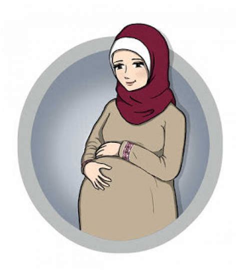 Gambar Kartun Ibu Hamil Islami 23 Gambar Kartun Ibu Hamil Muslimah