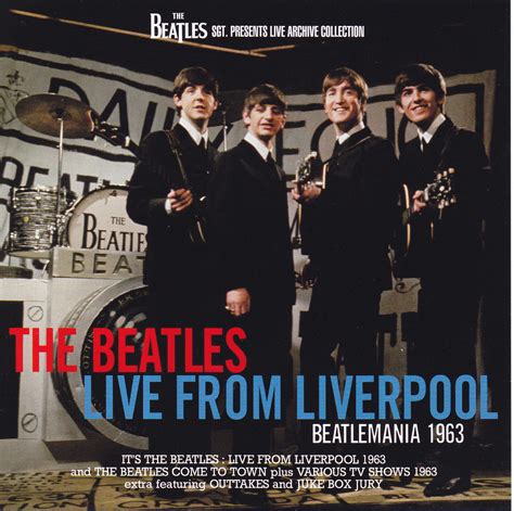 Beatles Live From Liverpool Beatlemania 1963 1cd1dvd Giginjapan