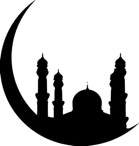 Ramadan Mubarak With Mosque Frame Download Png Image