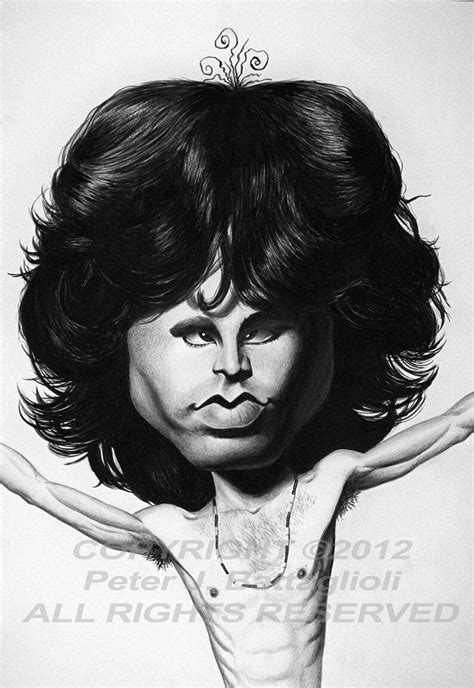 Jim Morrison Caricature Art Print Limited Edition By Peter Etsy