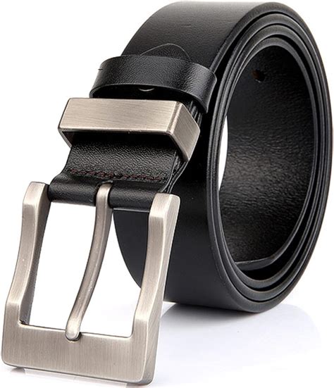 Men S Belts Leather Reversible Belt For Men Width All Sizes Black