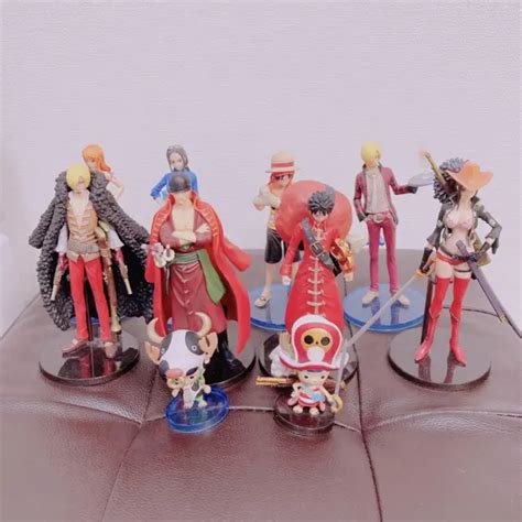 One Piece Figure Lot Set 10 Chopper Luffy Sanji Zoro Nami Robin Styling