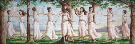 The Muses Greek They Are The Daughters Of Zeus And Mnemosyne They Are Known For The Music Of