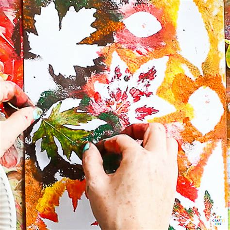 Autumn Leaf Painting Painted Leaves Autumn Leaves Art Fall Art Projects