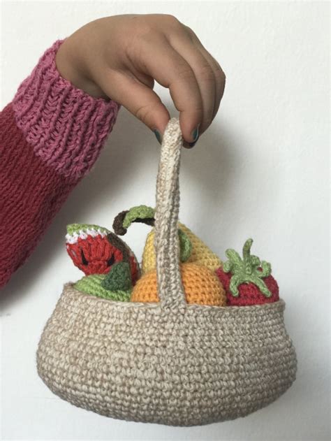 inspiration crochet fruit baskets free crochet pattern — craftorator