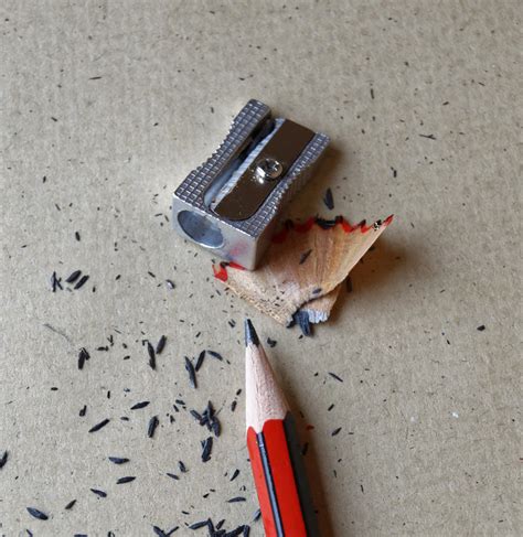 Pencil And Sharpener Free Stock Photo Public Domain Pictures