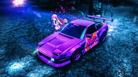 Find out more with myanimelist, the initial d is a popular franchise spawning a sizeable number of racing games released for arcades, home i like watching sports anime. Anime Drifting Girl Nightcore Music 4K Wallpaper SyanArt ...