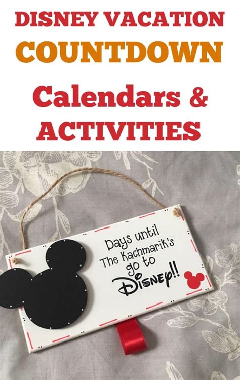 8 Fun Disney Countdown Calendars And Activities Three Kids Three