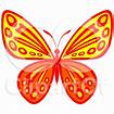 Image result for red+yellow+butterfly+clipart+images