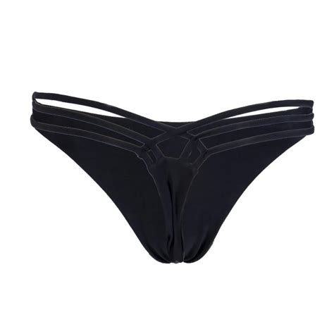 Women Brazilian Cheeky Bottom Thong V Swimwear Bottoms Solid Hot G String Sexy Panties Underwear