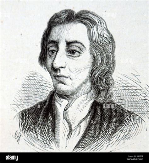 Engraved Portrait Of John Locke 1632 1704 English Philosopher And