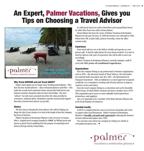 Palmer Vacations By The Canton Repository Issuu