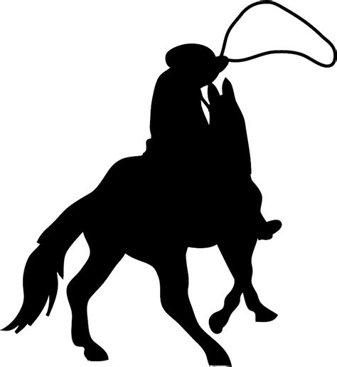 Cowboy Silhouette PNG Image | Silhouette clip art, Silhouette painting, Silhouette png