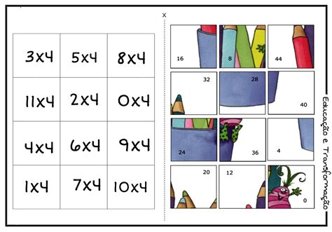 Quebra Cabeça Da Multiplicação Gsmbrain