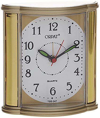 Buy Orpat Tbb 347 Alarm Clock Time Piece With Vintage Look In Golden