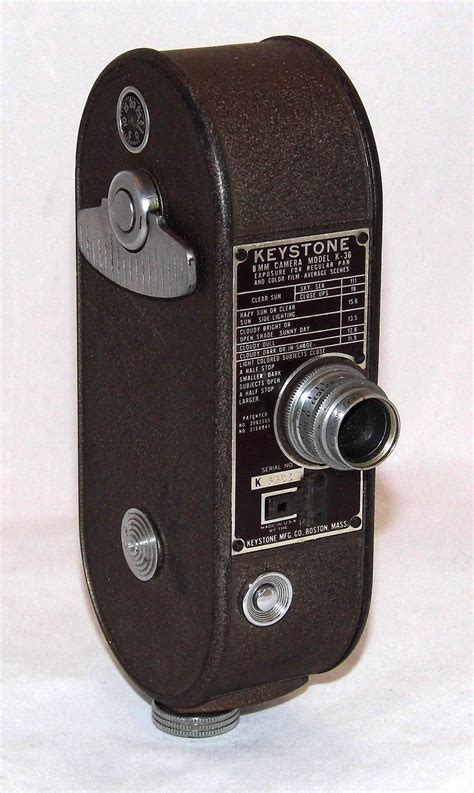 Vintage Keystone 8mm Home Movie Camera Model K 36 Made In Usa Circa