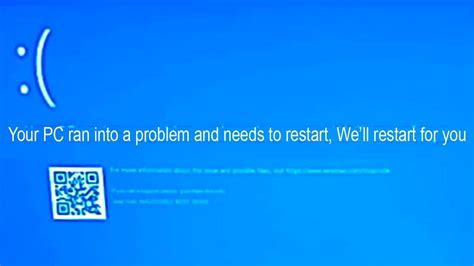 Windows 10 8 Boot Failed Your Pc Ran Into A Problem And Needs To