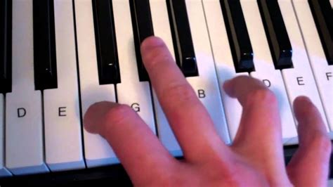 F Minor Chord Piano Keyboard Demo Youtube