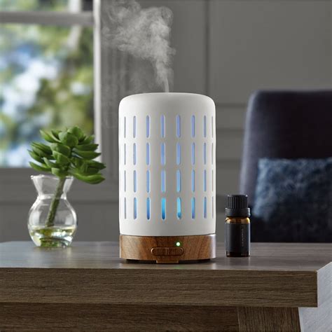 Mainstays Essential Oil Diffuser With Wood Base