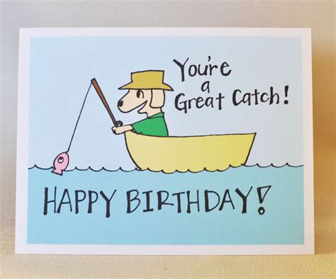 Fishing Birthday Cards Fishing Birthday Cards Happy Birthday Husband