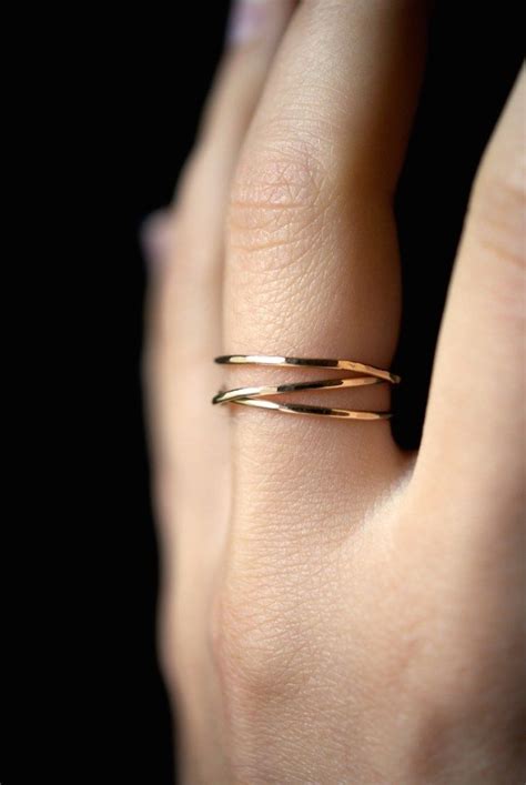Wraparound Ring 14k Gold Fill Hannah Naomi Jewelry