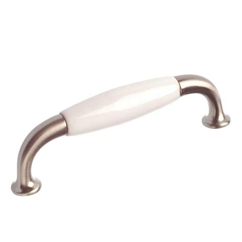 Richelieu Hardware 3 34 In 96 Mm Center To Center White Brushed