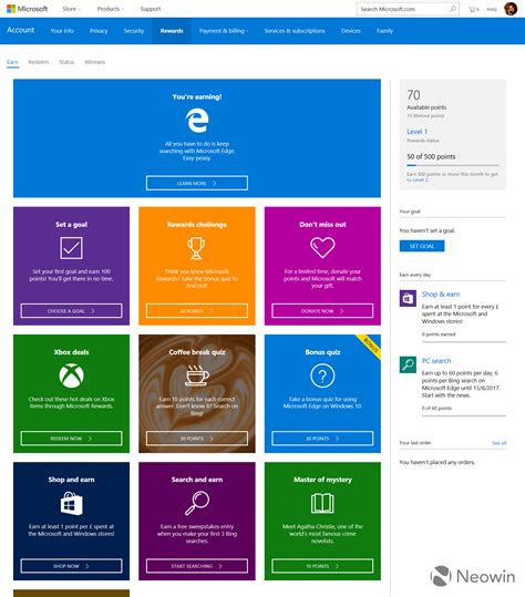 Microsoft Rewards Launches In The Uk Neowin