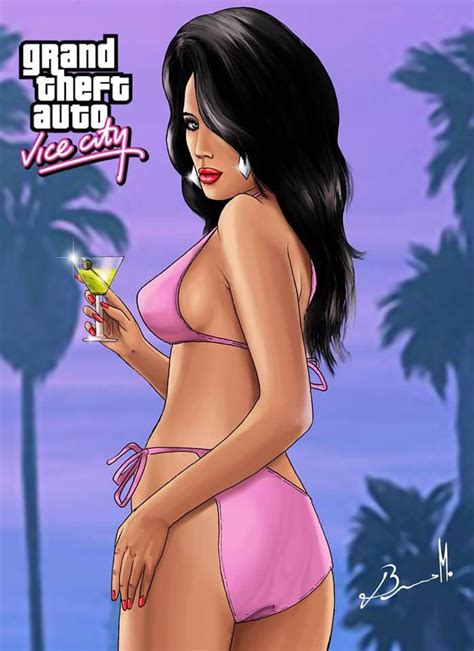 Girl GTA Vice City By Brunomarkes On DeviantArt In 2022 Fantasy Girl
