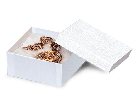White Jewelry T Boxes 3 12 X 3 12 X 1 12 Nashville Wraps