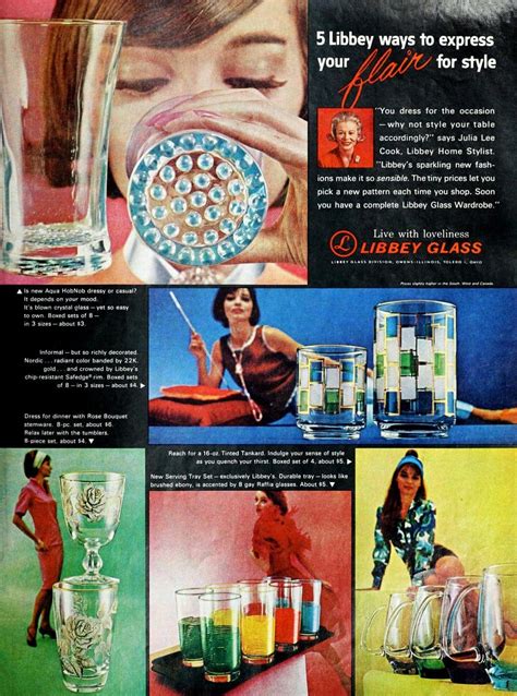 60 Vintage Libbey Drinking Glass Designs From The 60s Click Americana