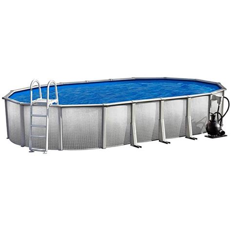 Discovery Above Ground 15 Foot X 30 Foot Oval Pool Package Free