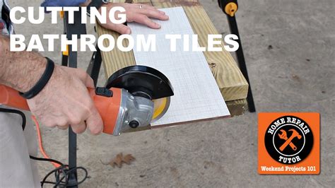 The manual tile cutter is the perfect tool for making straight cuts in smaller tiles. Cutting Bathroom Tiles with an Angle Grinder (Quick Tips ...