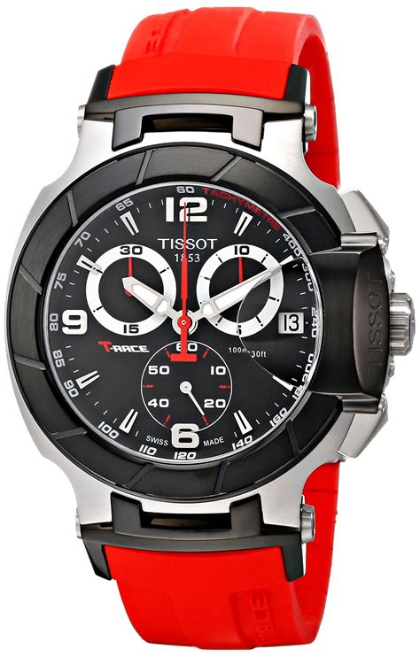 See store ratings and reviews and find the best prices on tissot t race home with pricegrabber's shopping search engine. Tissot Men's T0484172705701 T-Race Red Strap Chronograph ...