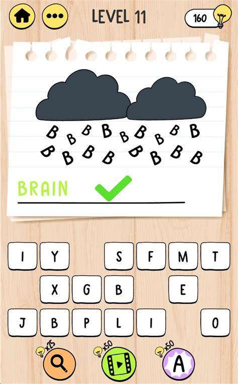 Brain Test Tricky Words Level 11 Answer