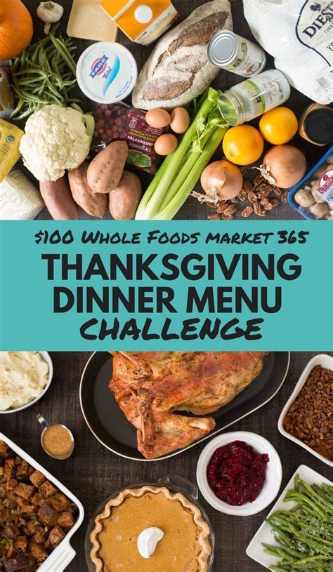 We're here to help, don't hesitate to call us at: $100 Whole Foods 365 Thanksgiving Dinner Menu Challenge ...