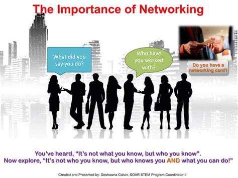 Importance Of Networking Ppt