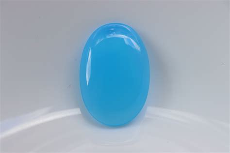 Blue Chalcedony Cabochon Natural Blue Chalcedony Gemstone For Etsy Uk