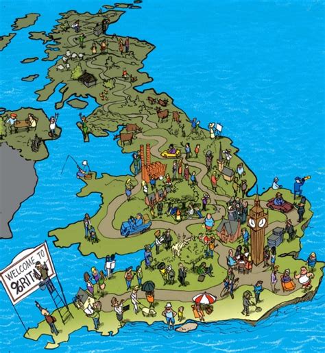 Little Britain If The Uk Was A Village Of 100 People A Telling