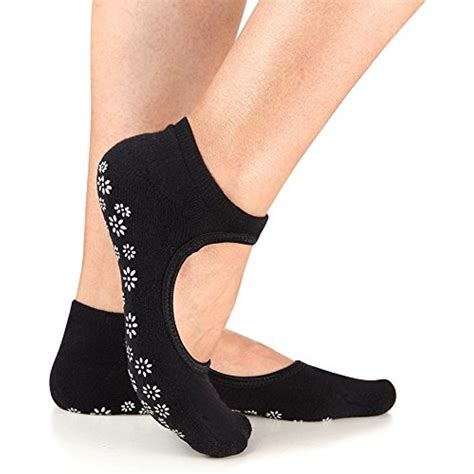 Yoga Socks Non Slip Skid Barre Pilates Grips Fitness Dance For Women Pilates Socks Yoga Socks