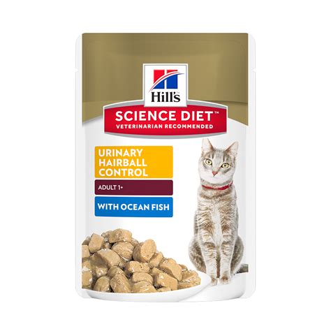 We learned that a healthy urinary system is vital to overall health and how natural fiber comfortably reduces hairballs. Hills Science Diet Adult Cat Urinary Hairball Ocean Fish ...