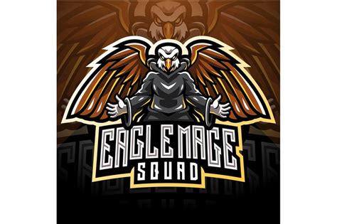 Eagle Magic Esport Mascot Logo By Visink Thehungryjpeg