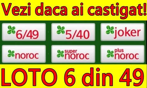 Lottery.com is the #1 choice for serious players, and is the information source you can trust. Rezultate Loto 6/49 de joi, 14 iunie. Care sunt numerele ...